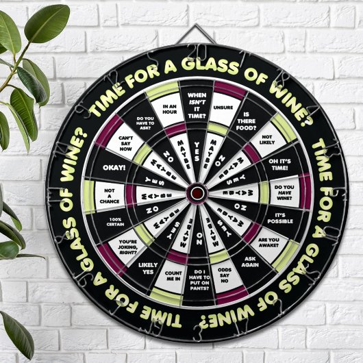 Grappige beslisser - Wine Drinker Edition Dartbord