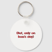 Grappige Beste Baas Sleutelhanger (Achterkant)