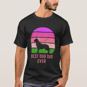 Grappige beste golden retriever hond papa ooit t-shirt