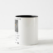 grappige Beste kat, persoonlijke foto en naam van  Tweekleurige Koffiemok (Center)