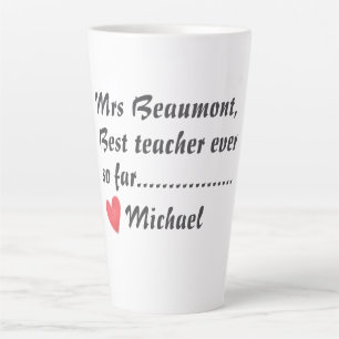 Grappige Beste Leraar Ooit Tot Nu Toe Latte Mok