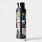 Grappige Beste Mam Ooit 8 Fotocollage Waterfles (Rechts)