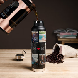 Grappige Beste Mam Ooit 8 Fotocollage Waterfles