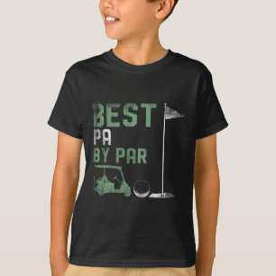 Grappige Beste Pa Bij Par Vaderdag Golf T-shirt
