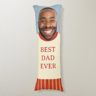 Grappige Beste Papa Ooit Aangepaste Gezichts Foto Lichaamskussen
