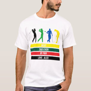 grappige beste papa ooit door par , op maat gemaak t-shirt