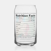 Grappige beste papa ooit foto | Voedingsfeiten Blikvorm Glas (Achterkant)