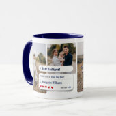 Grappige beste papa ooit foto zoekmachine resultat mok (Voorkant links)