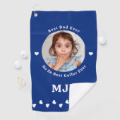 Grappige Beste PAPA ooit gepersonaliseerde Golfer  Golfhanddoek (Insitu)
