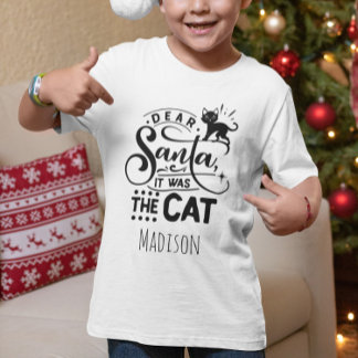 Grappige Beste Sint het was de Kat Gepersonaliseer T-shirt
