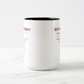Grappige Beste Software Engineer Definitie Gift Co Tweekleurige Koffiemok (Center)