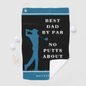 Grappige beste vader door par - geen putts over he golfhanddoek (Insitu)