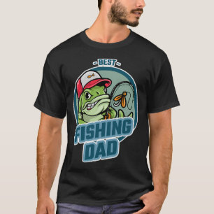 Grappige Beste Visser Vader T-shirt