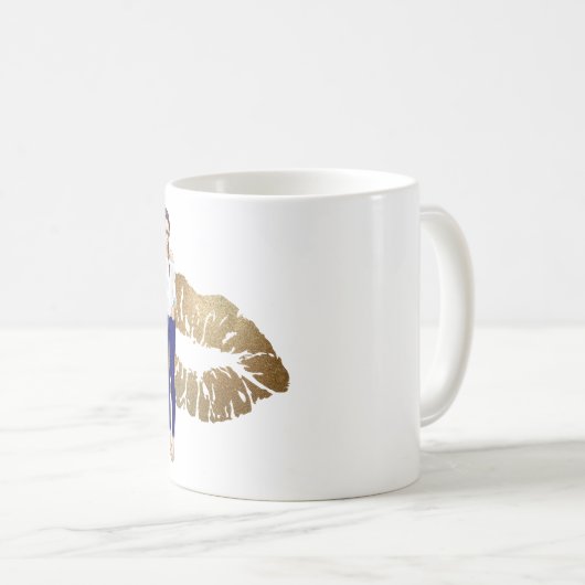 Grappige Beste Vriend Slechte Invloed Caricatuur C Koffiemok (Voorkant rechts)