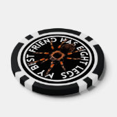 Grappige beste vriend Tarantula Poker Chips (Enkel)