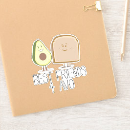 Grappige beste vrienden 4 Avo avocado toast Sticker