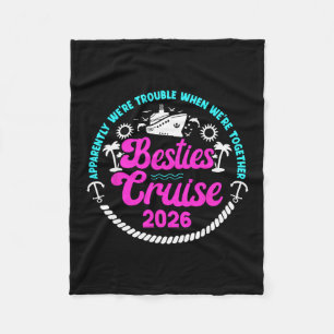 Grappige Beste Vrienden Cruise Reis 2026 Vakantie Fleece Deken