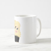 Grappige Beste Vriendin SLECHTE INVLOED Caricatuur Koffiemok (Voorkant rechts)