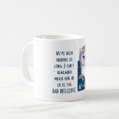 Grappige Beste Vriendin SLECHTE INVLOED Eenhoorn P Koffiemok (Voorkant links)