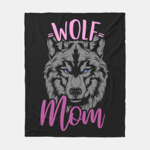 Grappige beste wolf mam ooit geschenken fleece deken