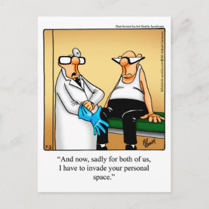 Grappige beterschap humor ansichtkaart briefkaart