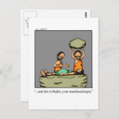 Grappige beterschap humor ansichtkaart briefkaart (Voorkant / Achterkant)