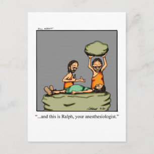 Grappige beterschap humor ansichtkaart briefkaart