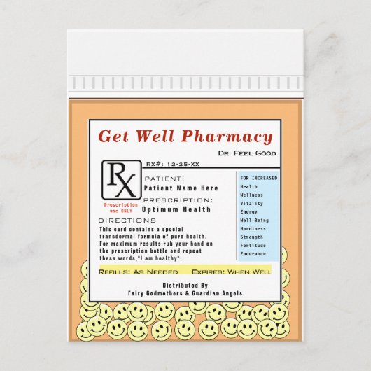 Grappige Beterschap Reusachtige Kaart (Voorkant)