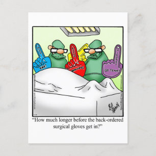Grappige beterschap wenskaart briefkaart