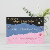 Grappige Better Late than Never Kerstkaart (Staand voorkant)