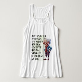 Grappige Betty's in de badkamer Tanktop