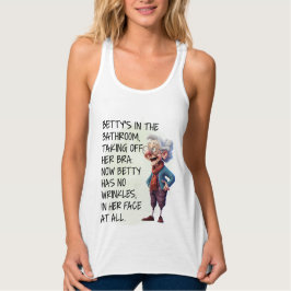 Grappige Betty's in de badkamer Tanktop