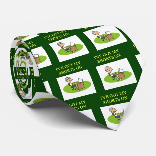 grappige beursgrap stropdas (Opgerold)