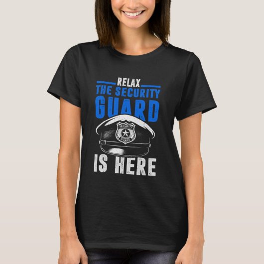 Grappige Beveiligingsbeambte T-shirt (Voorkant)