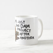 Grappige Bever voor hem of haar cadeau of thee Koffiemok (Voorkant rechts)