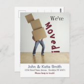 grappige bewegende aankondigkaart - aangepast Brie Briefkaart (Voorkant / Achterkant)