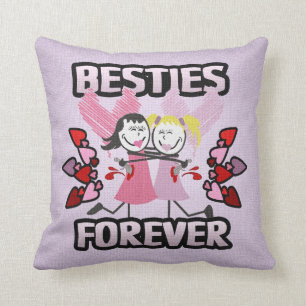 Grappige BFF Beste Vrienden Voor Altijd Kussen