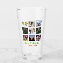 Grappige BFF FOTOCOLLAGE Cadeau Persoonlijke AVOCA Glas
