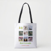 Grappige BFF FOTOCOLLAGE Cadeau Persoonlijke AVOCA Tote Bag (Voorkant)
