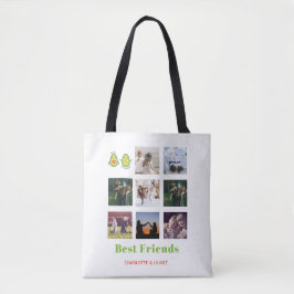 Grappige BFF FOTOCOLLAGE Cadeau Persoonlijke AVOCA Tote Bag
