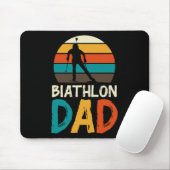 Grappige Biathlon Winter Ski Fun Lovers 4 Muismat (Met muis)