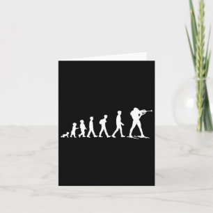 Grappige Biathlon Winter Ski Fun Lovers 7 Kaart