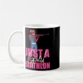 Grappige Biathlon Winter Ski Fun Lovers 8 Koffiemok (Links)