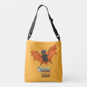 Grappige bibliothecaris docent kunst - Schattigee Crossbody Tas (Achterkant)