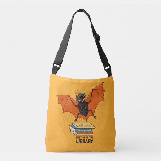 Grappige bibliothecaris docent kunst - Schattigee Crossbody Tas (Voorkant)