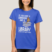 Grappige Bibliothecaris en Keen Gardener Retiremen T-shirt (Voorkant)