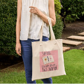 Grappige bibliothecaris tote bag