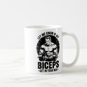 Grappige Biceps Fitness Bodybuilding Gewichtheffen Koffiemok