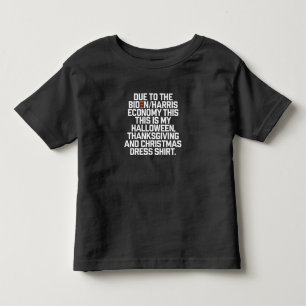 Grappige Biden Harris Economie Kerstmis Kinder Shirts