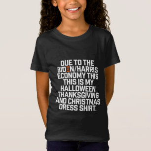 Grappige Biden Harris Economie Kerstmis T-shirt